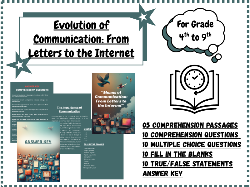 “From Letters to the Internet: The Evolution of Communication | Reading & Activities (Grades 4–9)”