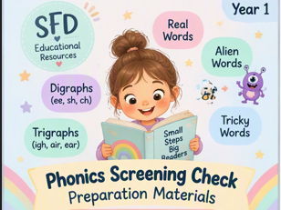 ULTIMATE Y1 phonics screening preparation pack - START NOW!