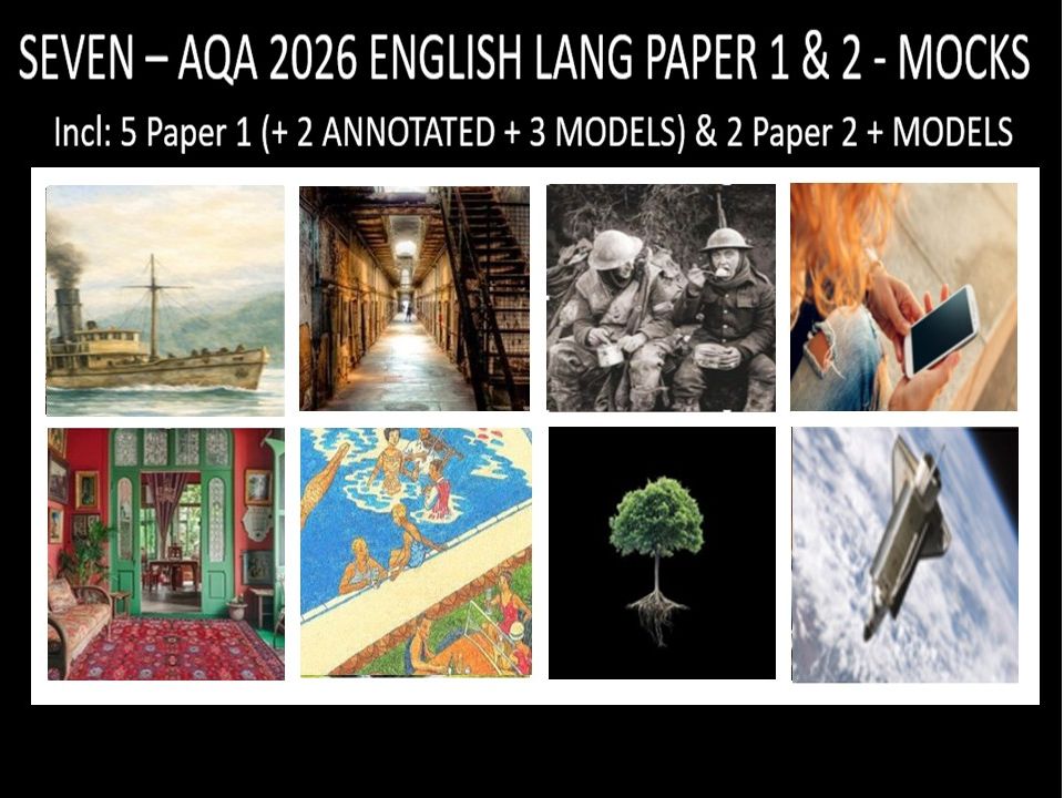 SEVEN - AQA PAPER 1 & 2 | 2026 FULL MOCKS | ANNOTATED | MODELS
