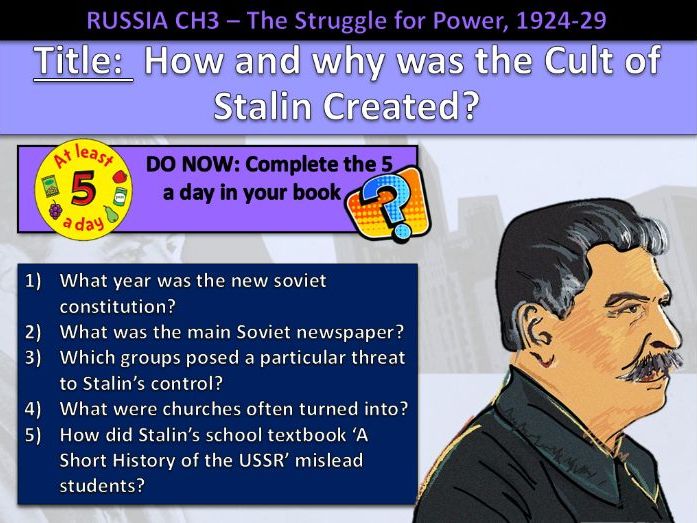 Russia and the Soviet Union Edexcel GCSE 9–1 – L7: Why Was the Cult of Stalin Created? | Key Topic 3