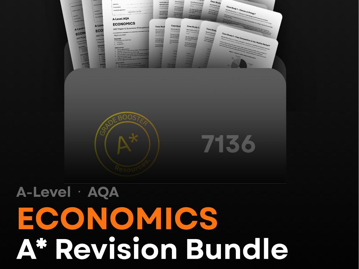 A-Level AQA Economics: A* Revision Bundle 2027