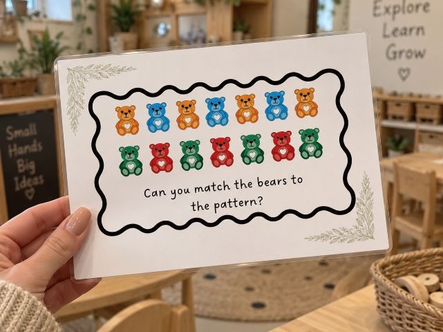 Counting Bears Pattern Sheets