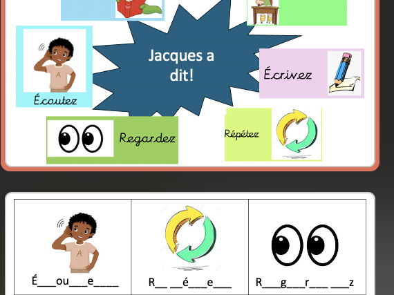 KS2 French - Classroom Instructions