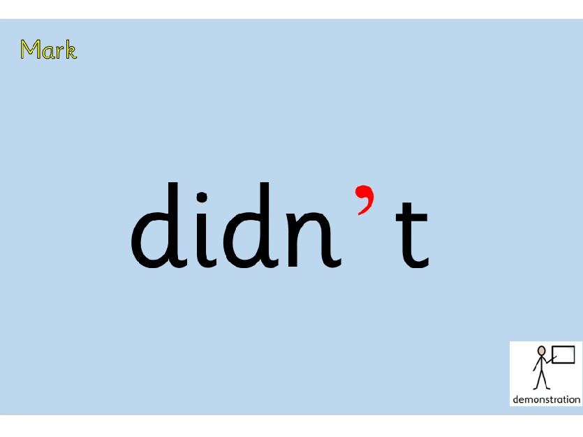 Making Contractions (Year 2)