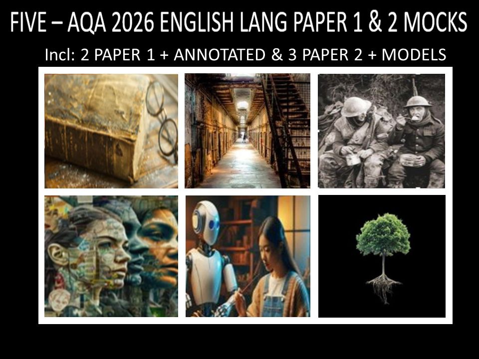 FIVE - AQA PAPER 1 & 2 | 2026 FULL MOCKS | ANNOTATED | MODELS