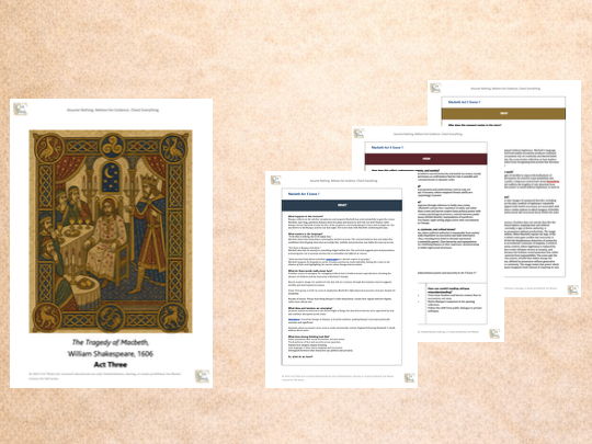 Macbeth Act 3 Teaching Companion | GCSE English Literature | Crit Think Analysis