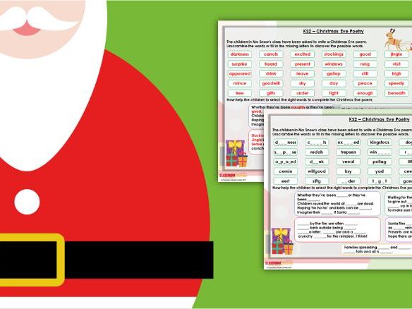 KS2 Christmas Eve Poetry Activity
