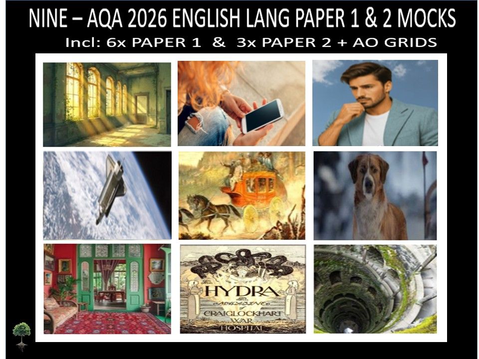 NINE - AQA PAPER 1 & 2 | 2026 FULL MOCKS | AO GRIDS