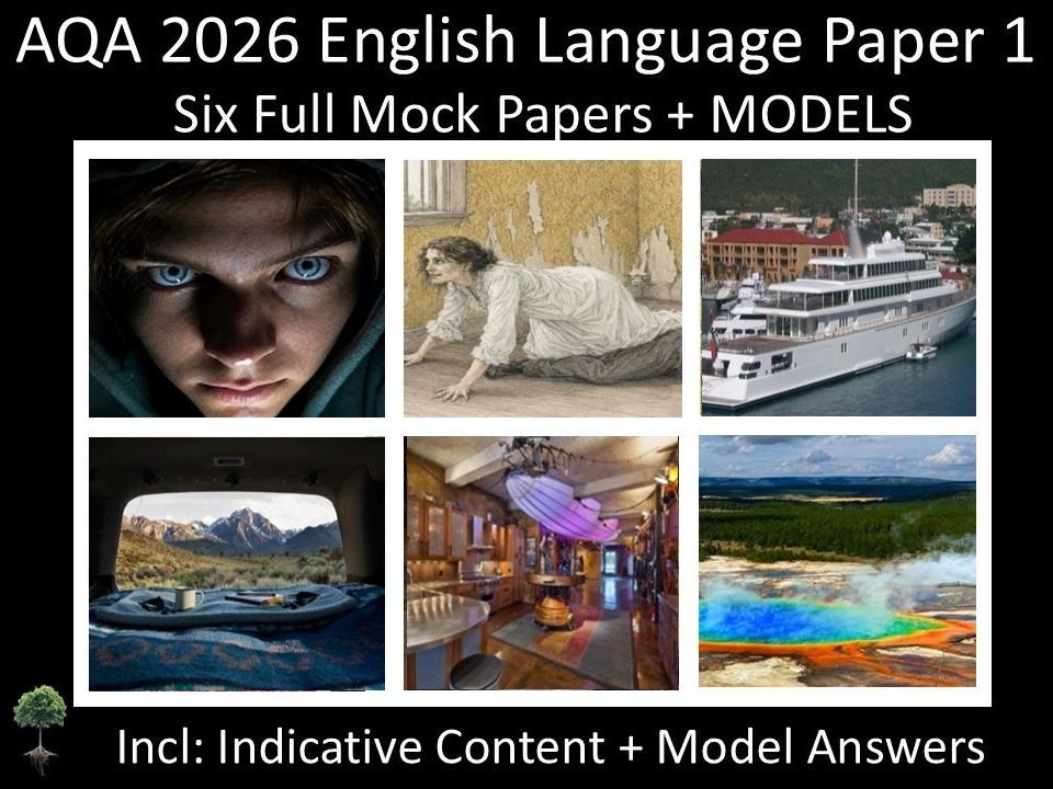 Six 2026 AQA English Language Paper 1 Mocks | Models