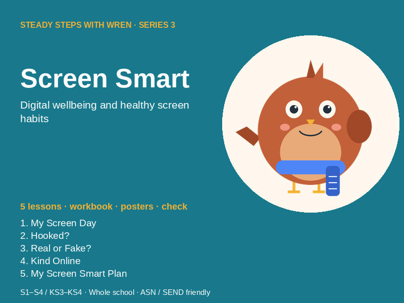 Screen Smart: Digital Wellbeing and Healthy Screen Habits, Secondary