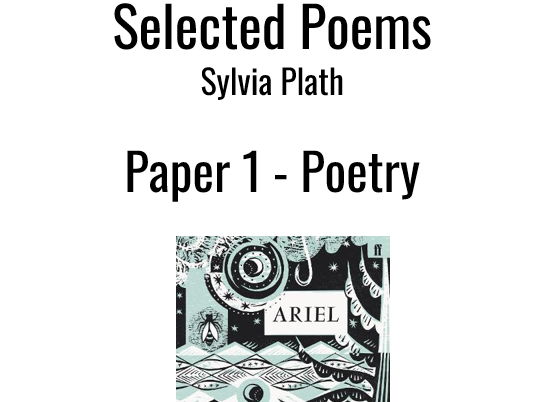 Sylvia Plath Selected Poems from Ariel - Workbook