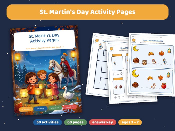 St Martin's Day Worksheets EYFS KS1 – 50 No-Prep Activities