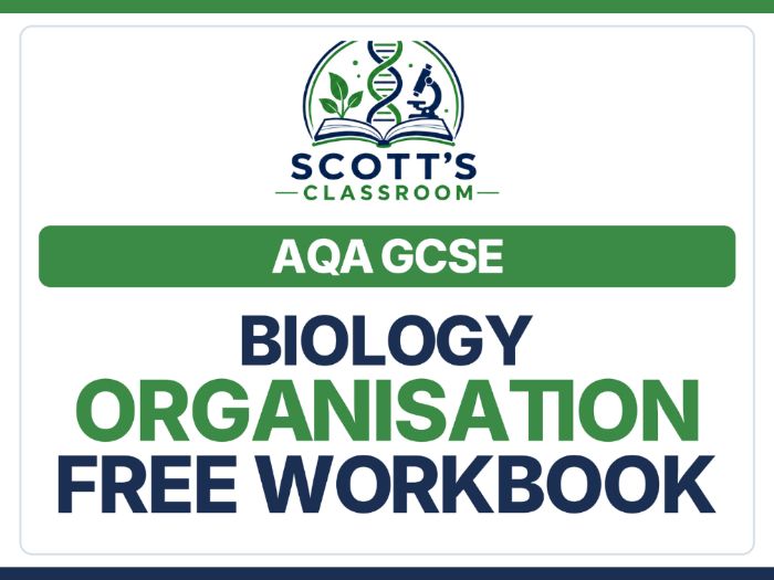 FREE AQA GCSE Biology Organisation Workbook