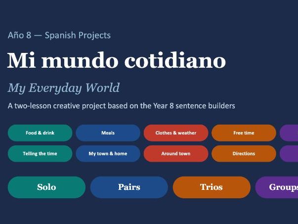 Year 8 Spanish End of Year Project