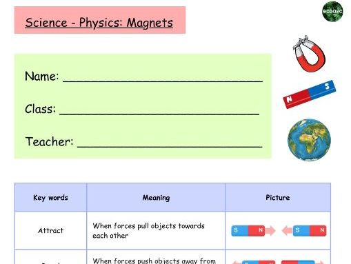 KS3 SEN Magnet Booklet (4 lessons)