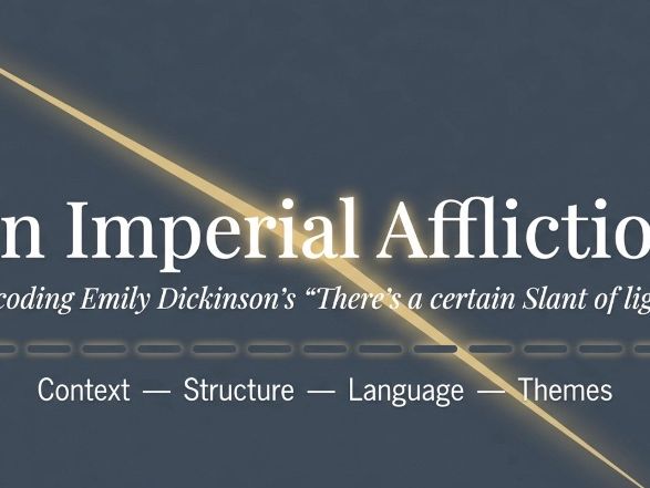 There’s a certain Slant of light by Emily Dickinson | Senior English Analysis