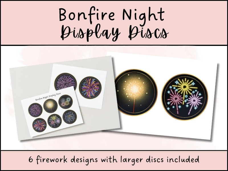 Bonfire Night Firework Display Discs