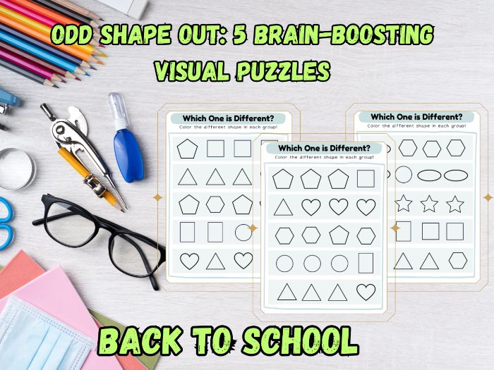 Odd Shape Out: 5 Brain-Boosting Visual Puzzles