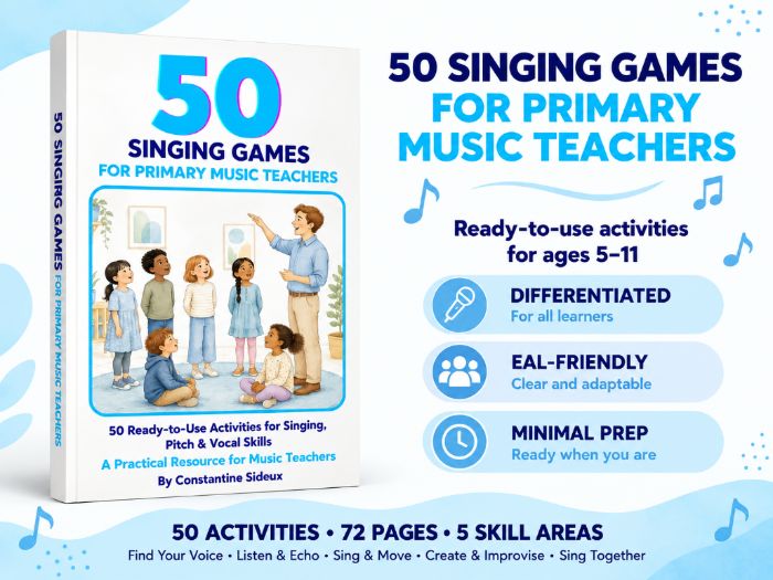50 Singing Games for Primary Music Teachers