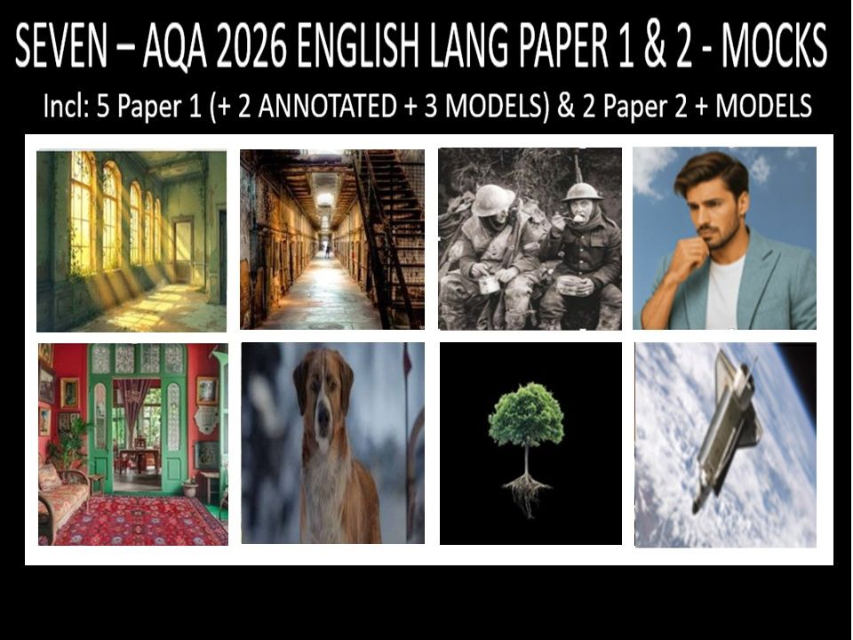 SEVEN - AQA PAPER 1 & 2 | 2026 FULL MOCKS | ANNOTATED | MODELS