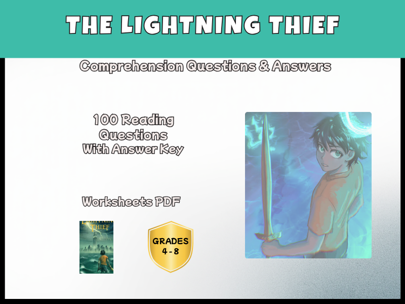 The Lightning Thief Reading Comprehension Questions | Rick Riordan Years 4-8