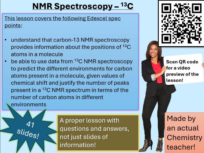 NMR Spectroscopy | Carbon-13 (scan for video preview)
