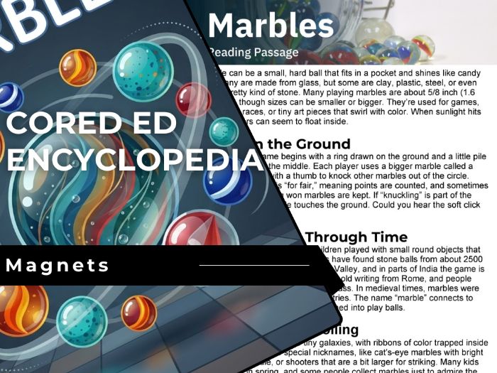 Marbles Reading Comprehension Passage - Cored Ed Encyclopedia