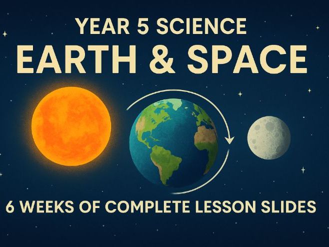 Year 5 Science Unit: Earth and Space (6 Weeks of Complete Lesson Slides)