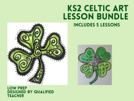 KS2 Celtic Art Lesson Bundle | 5 Complete Art Lessons