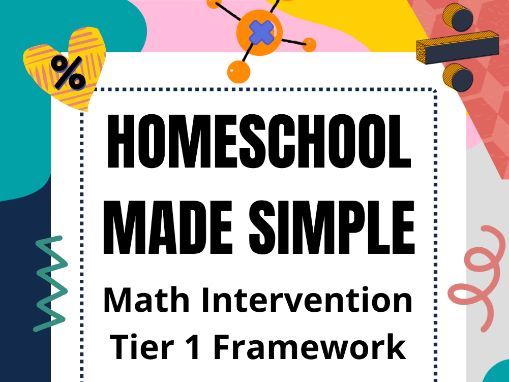 Tier 1 Math Intervention Framework | Grades 3rd-5th