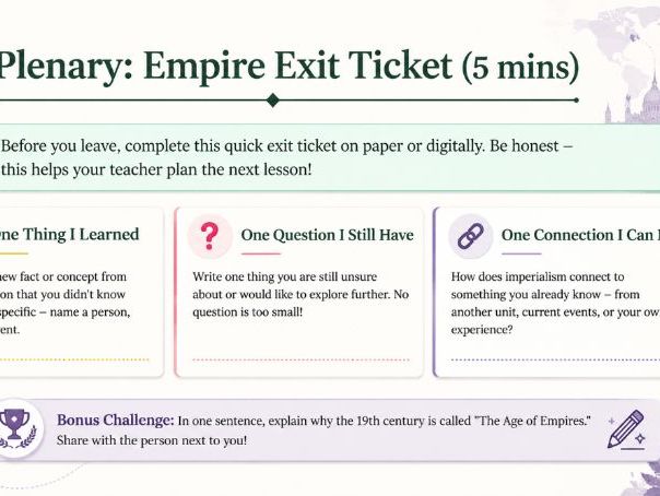 iGCSE History - The Age of Empires