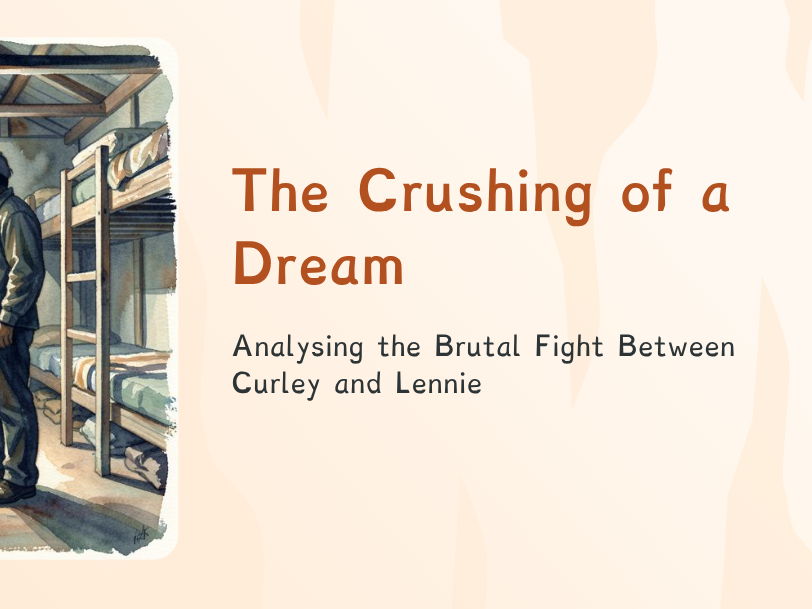 Of Mice and Men - Fight Between Curley and Lennie