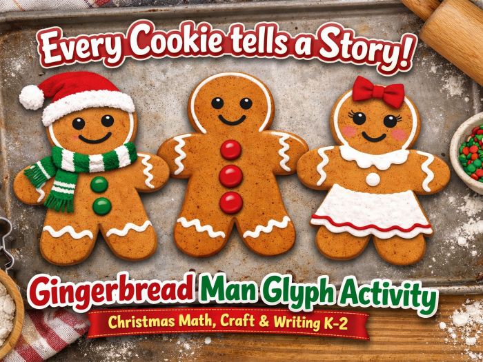 Gingerbread Man Glyph & Craft