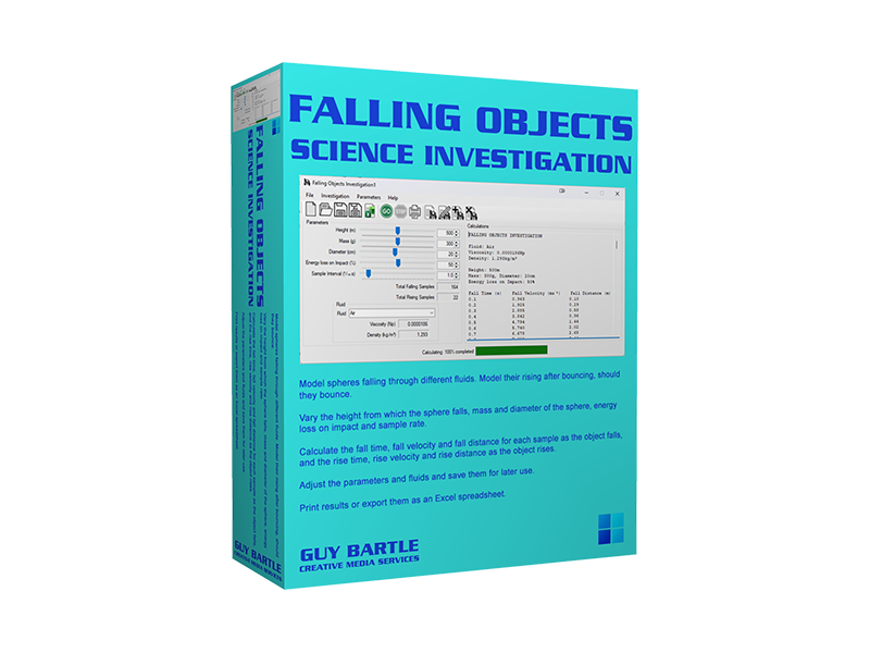 Falling Objects Investigation (for single Windows PC only)