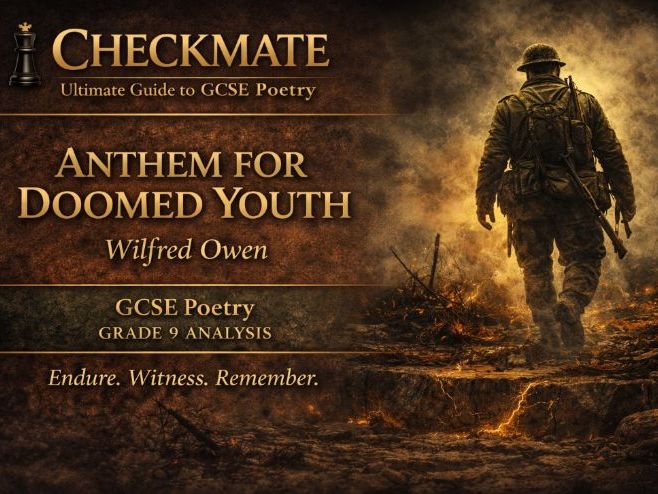 Anthem for Doomed Youth Poetry Pack (Grade 9)