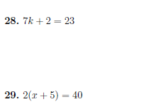 Linear equations (introduction) worksheet no 2 (with solutions ...