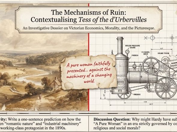 Tess of the d’Urbervilles Context Pack | A Level Year 12–13 | Social & Historical Context Activities