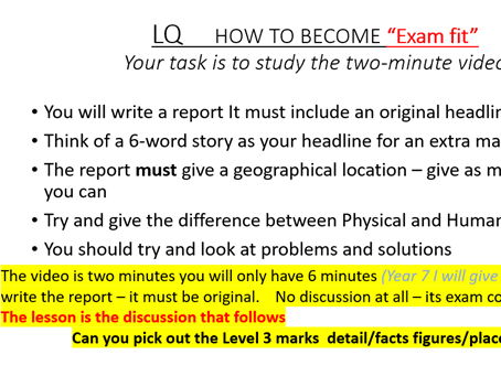Geography  KS3  April fools lesson  (Differentiated)