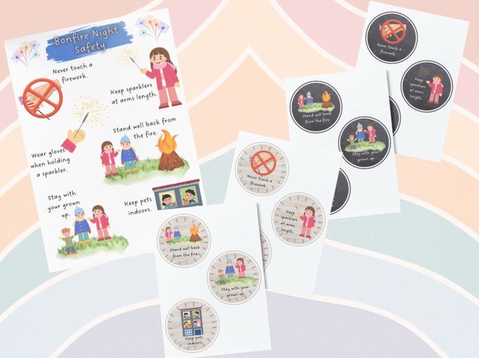 Bonfire Night - Staying Safe Poster & Disks