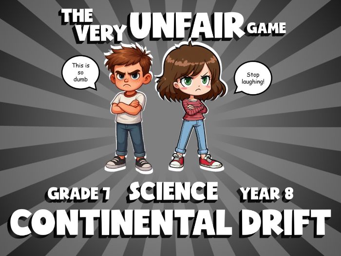 Continental Drift VERY UNFAIR GAME | No-Prep Year 8 Science Review Activity