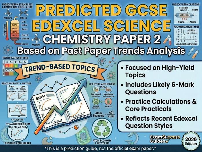 2026 Predicted GCSE Edexcel Triple Science Chemistry Paper 2 (Higher)(Paper 5) and Markscheme