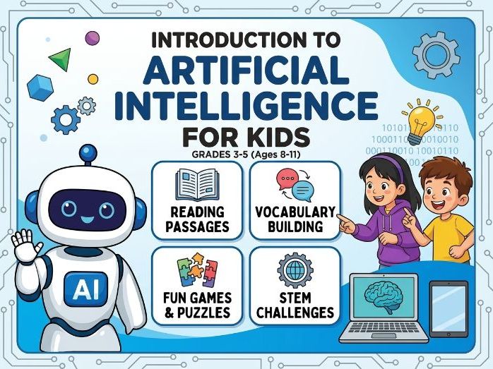 Introduction to Artificial Intelligence for Kids: A STEM Activity Workbook (Grades 3–5)