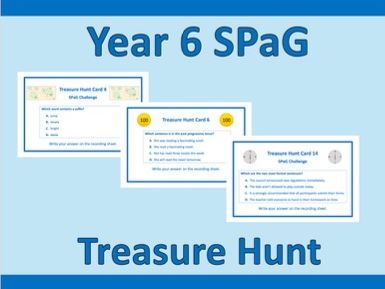 Year 6 SATs SPaG Revision Treasure Hunt