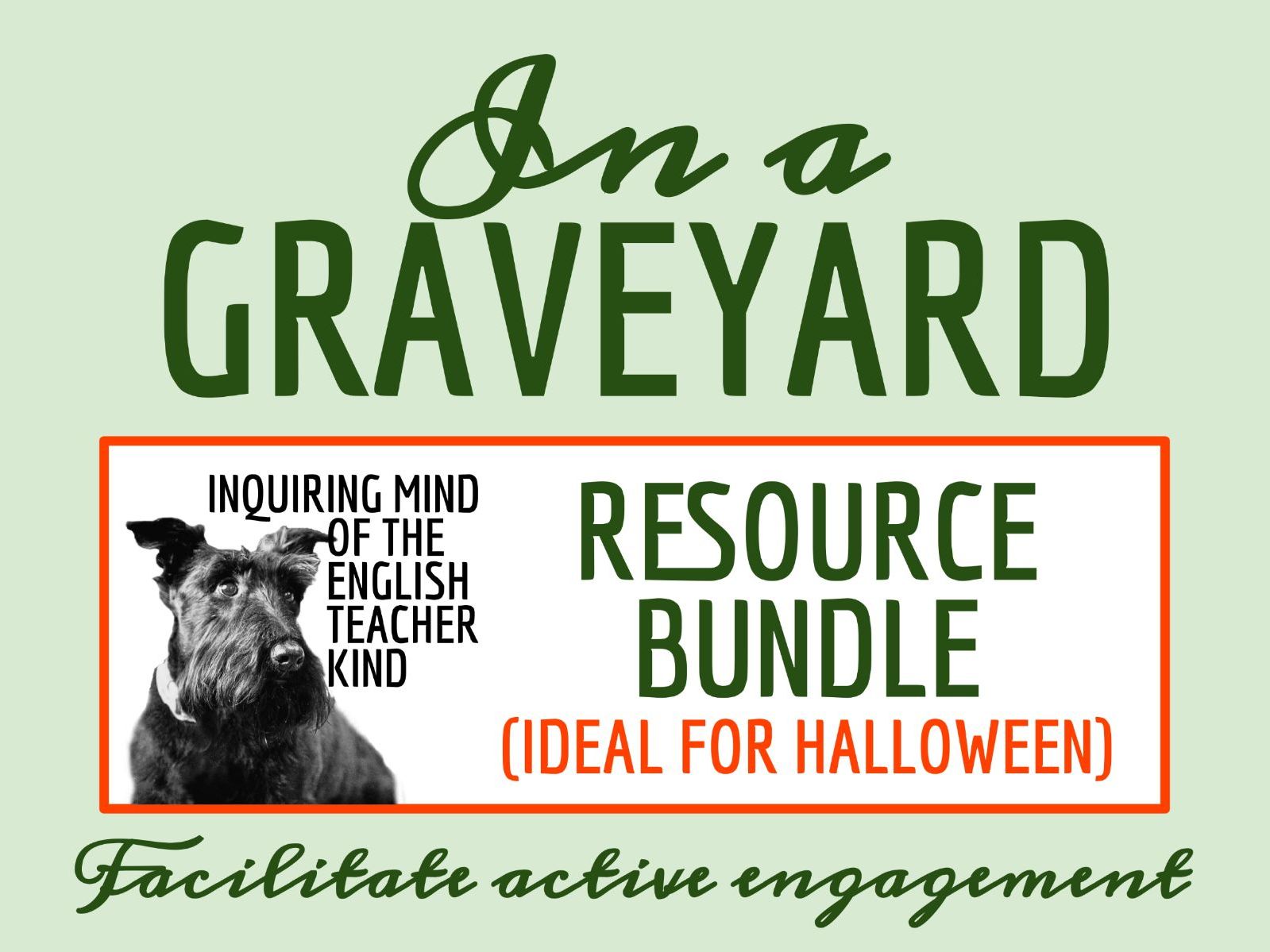 "In a Graveyard" by Eando Binder | Gothic Literature Activities | Dark Humor | Halloween Horror
