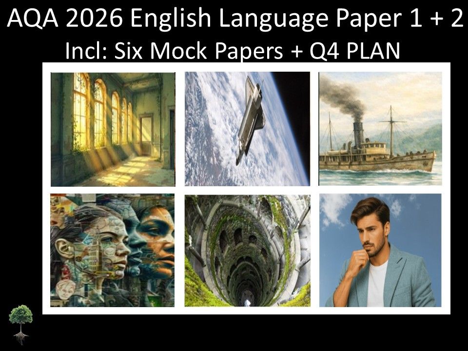 Six AQA 2026 English Language Paper 1 + 2 Mocks | Q4 Plan