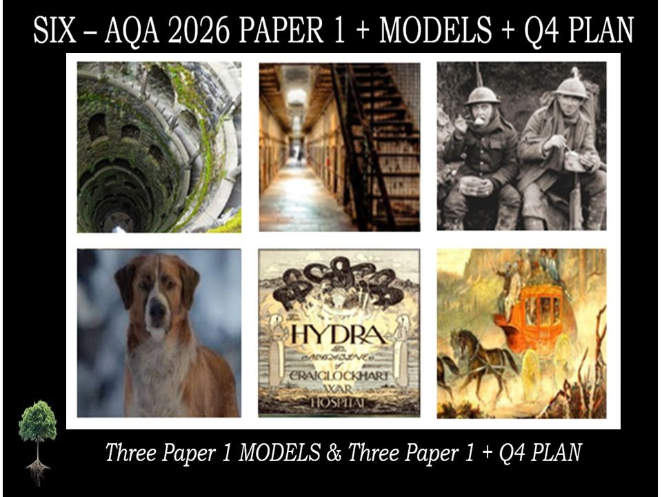 SIX - AQA PAPER 1 | 2026 FULL MOCKS | MODELS | Q4 PLAN