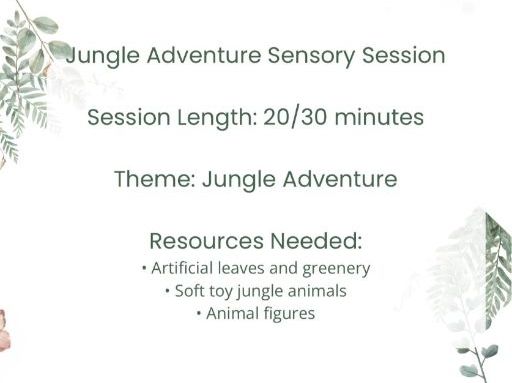SoftSteps Story Adventures: Jungle Adventure | ASN | SEND | Sensory Story Session