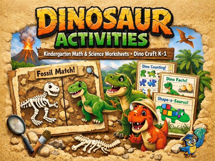 Dinosaur Activities & Dino Craft