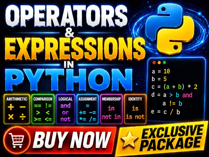 Operators & Expressions in Python |Cambridge IGCSE & A-Level 9618 CS | PPT+ Worksheets + MCQ - CS