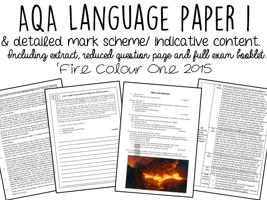 AQA GCSE English Past Exam Papers – Foundation Level – A5 Booklet With Answer Sheet (5 Papers)